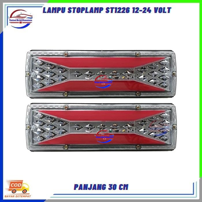 Lampu Stoplamp 12 Volt Lampu Rem Stop lamp Belakang Running Led Pickup L300 Apv Grandmax Luxio