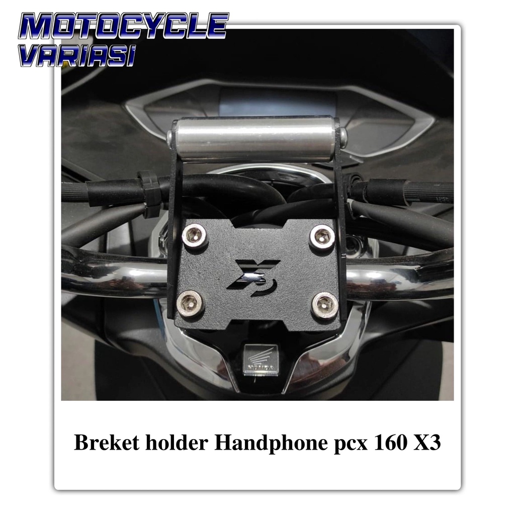 Breket holder Handphone honda pcx 160 X3