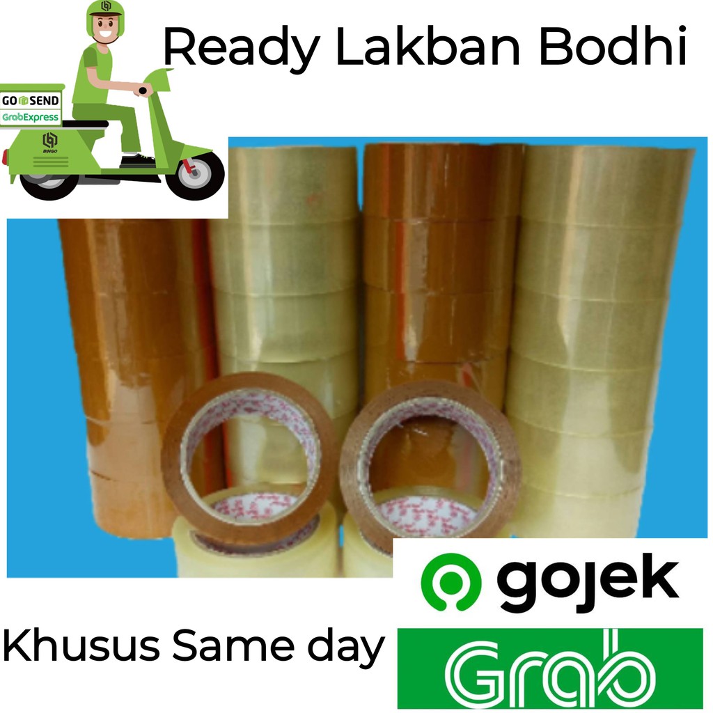 

LAKBAN BENING COKLAT 45mm X 90yard BODHI TAPE Termurah Berkualitas