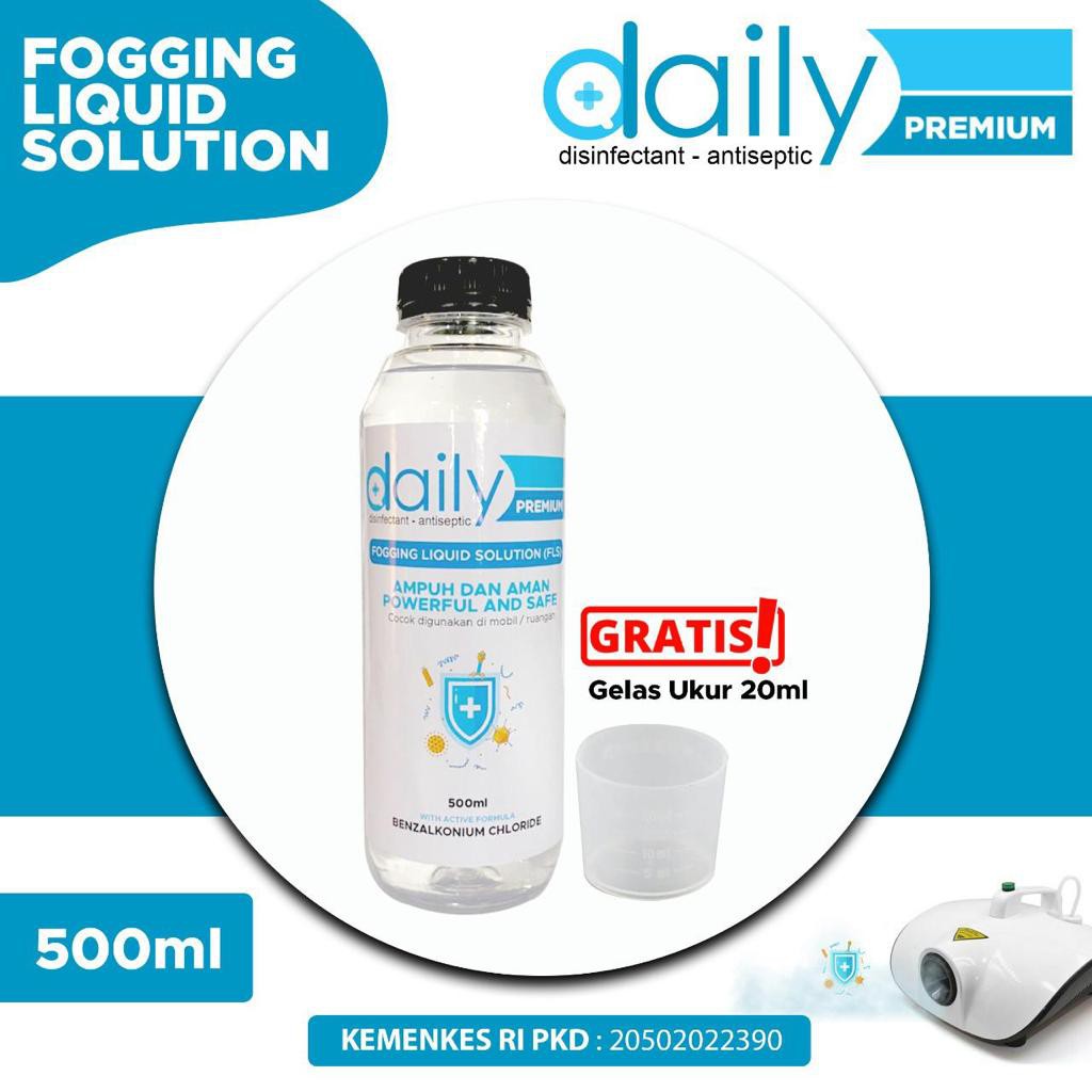 Daily Disinfektan Fogging FLS Khusus Kendaraan Harum 100ml - Aroma Kopi dan Green Tea