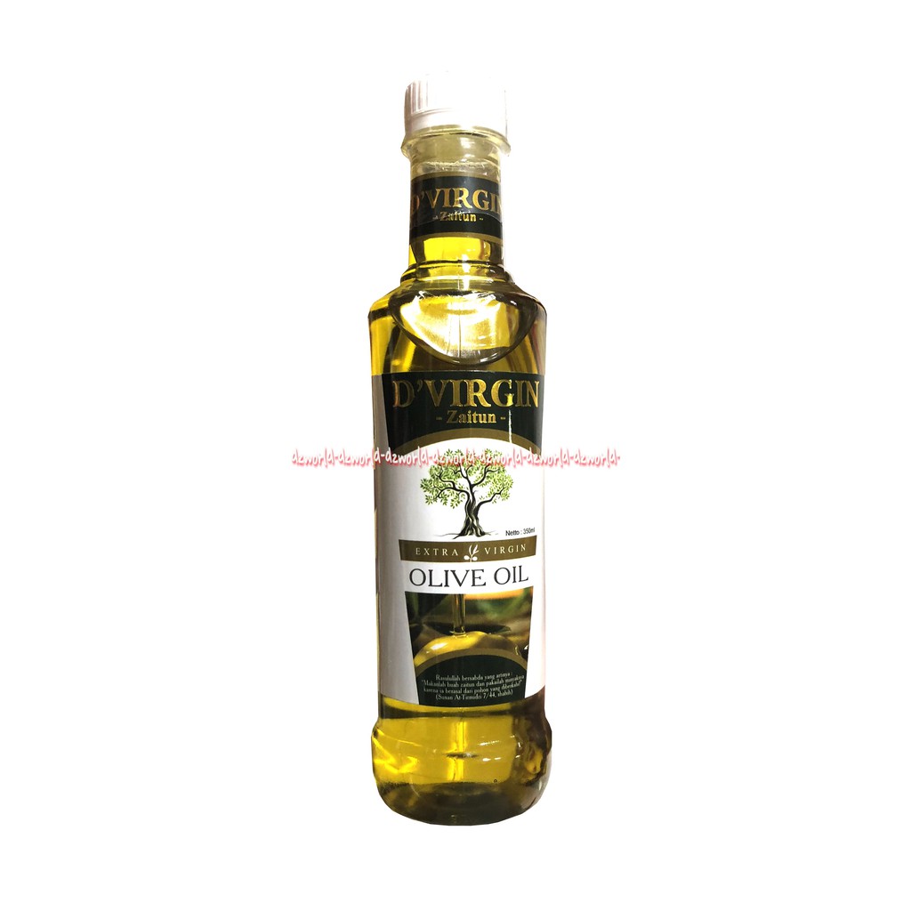 D'virgin Zaitun Extra Virgin Olive Oil 350ml Bisa Diminum Dan Untuk Kecantikan