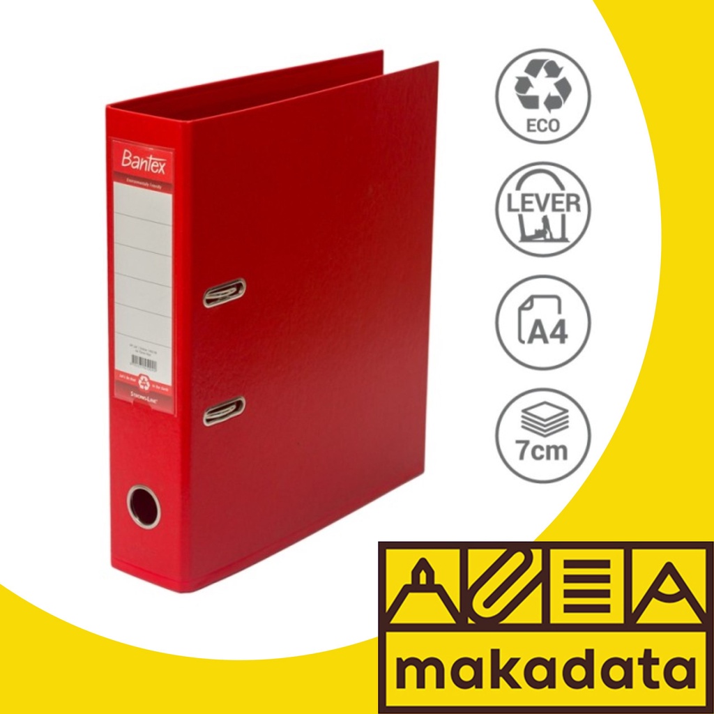 

ORDNER BANTEX A4 1450-09 7cm WARNA RED MURAH