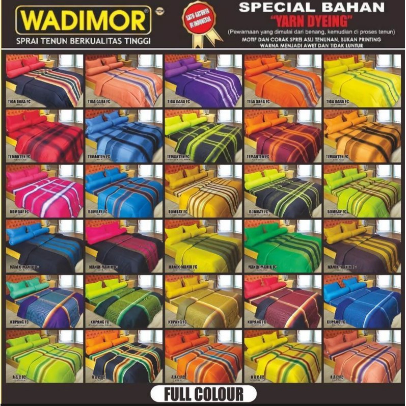 Sprei wadimor exclusive uk 180×200 terbaru