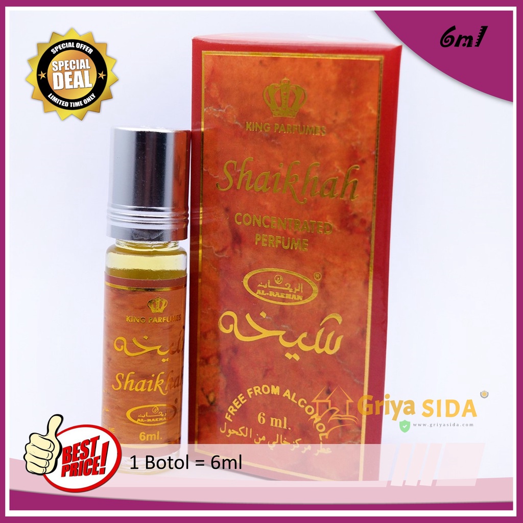 Parfum Shaikhah 6ml alraehan aroma saikhah al raehan mirip al rehab parfum Harga grosir PROMO!!