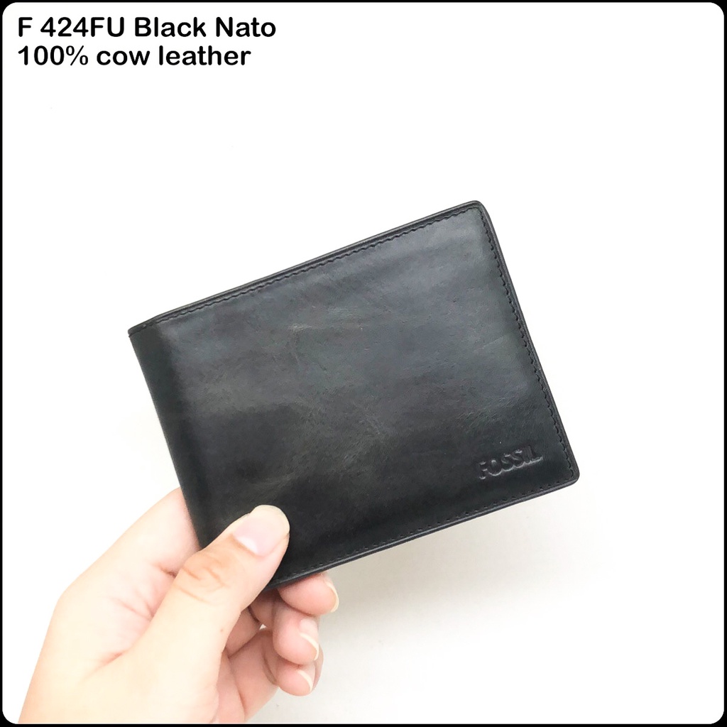 dompet pria 424FU premium quality kulit sapi asli dompet kulit dompet cowok murah