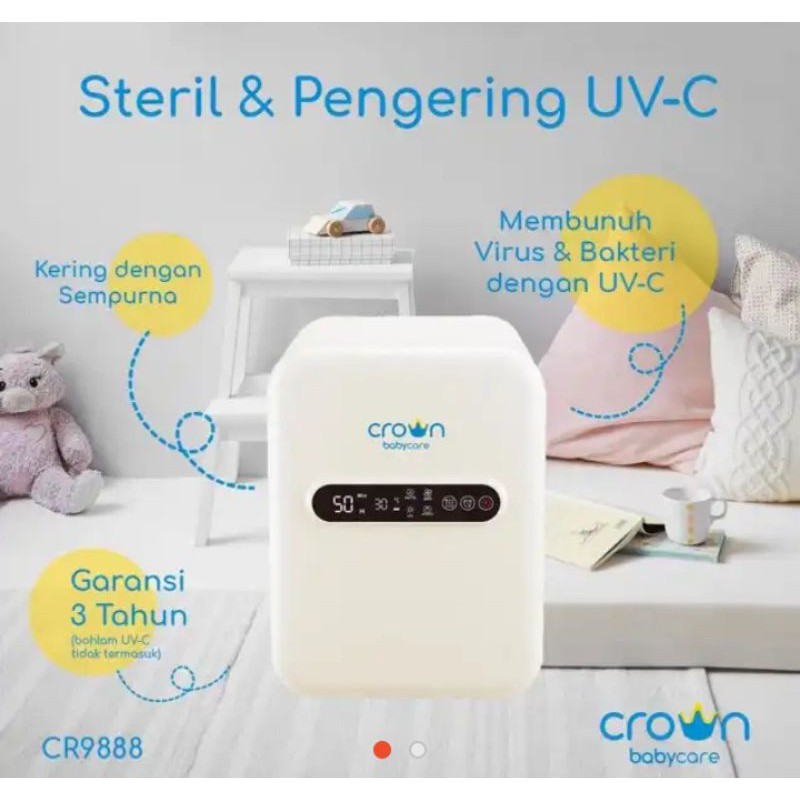 Steril / Pengering / Penyimpan botol susu bayi Crown