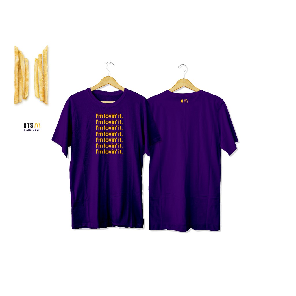 [PRE ORDER] Kaos/T Shirt BTS x MCD