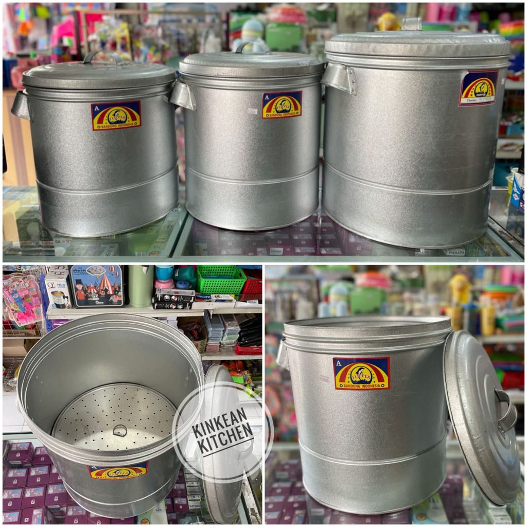 Langseng  Alumunium Panci Kukusan - Jumbo