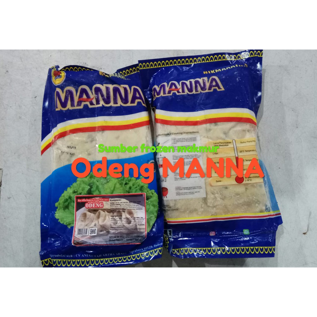 

odeng long fish cake MANNA sumber frozen makmur
