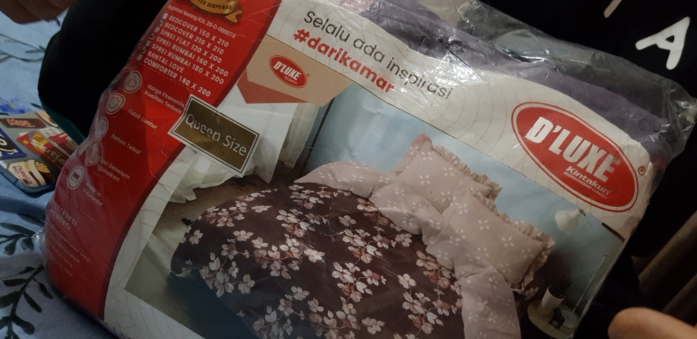 Sprei Kintakun Rumbai No 2 Queen 160x200 Motif Bunga Kembang Ezlyn Hazel Mirabelle Fiji Aqua Murah