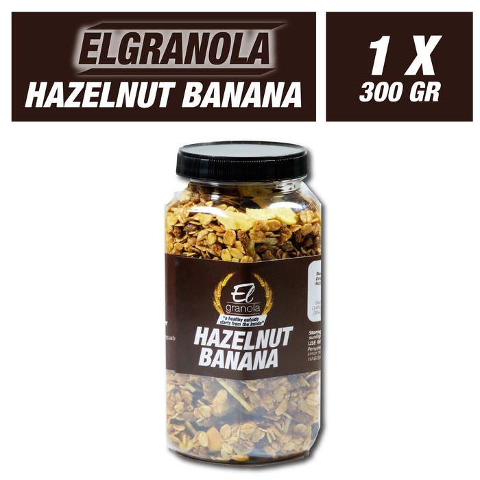 

Jual El Granola Hazelnut Banana 300 Gr