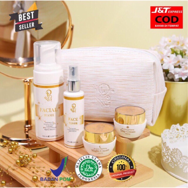 (COD) PRADISKIN GLOW PAKET WAJAH LENGKAP BPOM ORIGINAL