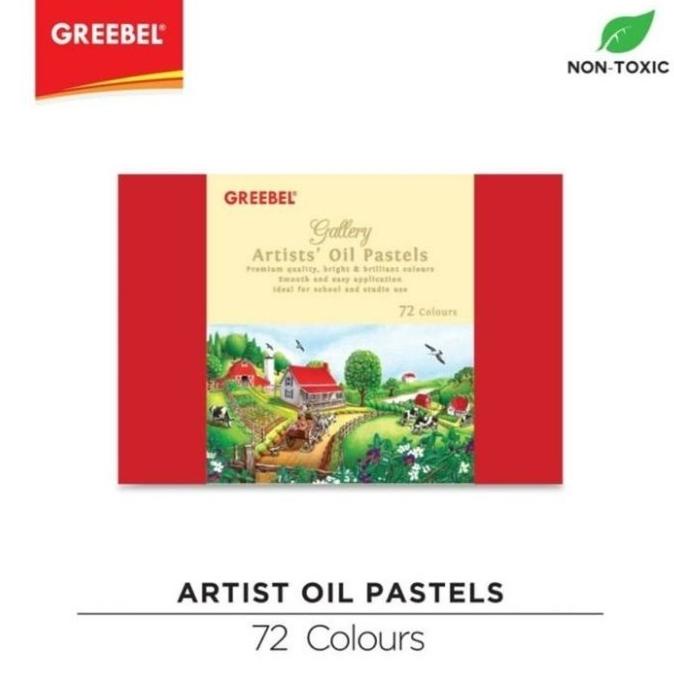 

Crayon Greebel Artist Oil Pastels 72 Warna Original