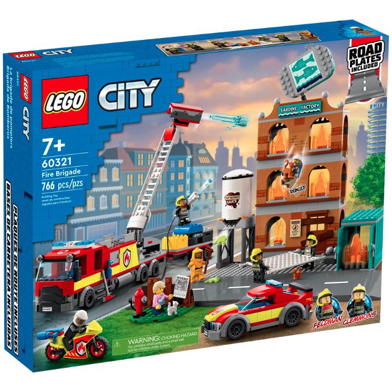 Lego City 60321 Fire Brigade mainan anak pemadam kebakaran