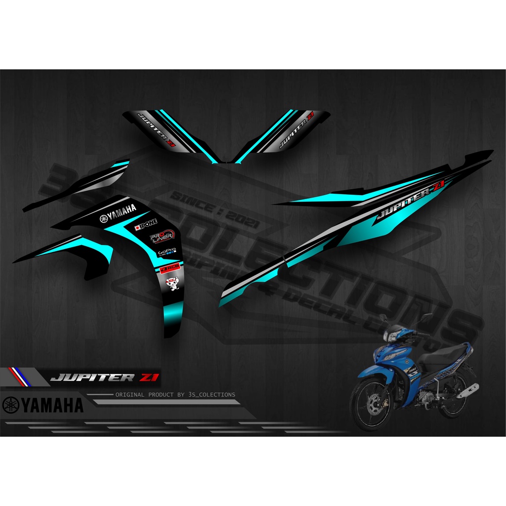 Sticker Striping Variasi Jupiter Z1 - Striping Motor Jupiter Z1
