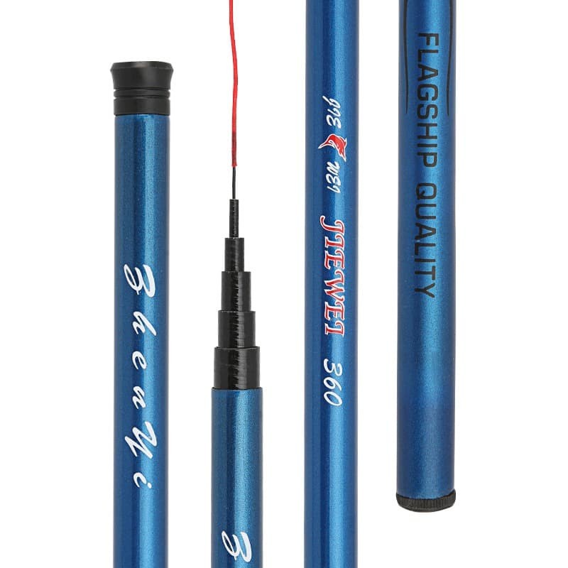 JIEWEI Joran Pancing Fiberglass Fishing Rod - JW360 - Blue