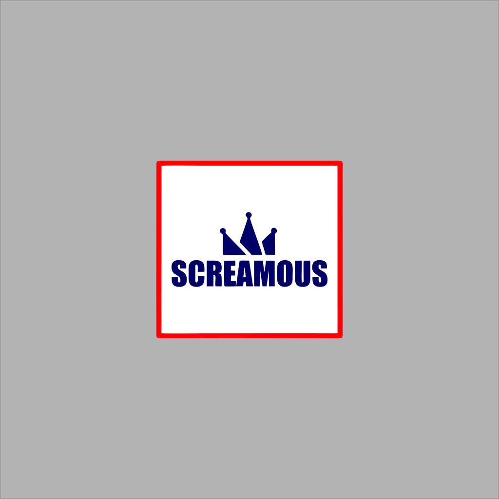 

STIKER BRAND DISTRO SCREAMOUS BAHAN GRAFTAC ANTI AIR
