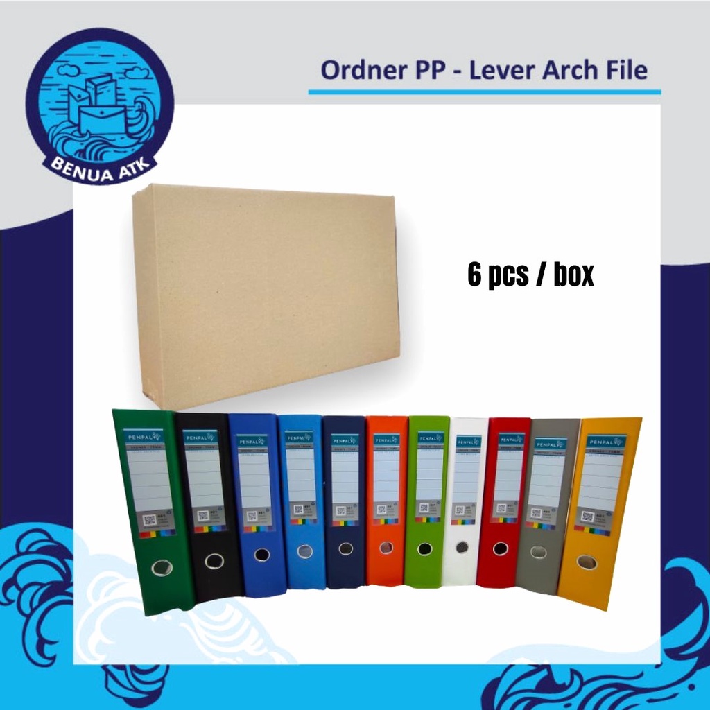 

Ordner / Lever Arch File PP Folio Penpal [isi 6pcs] PL-401