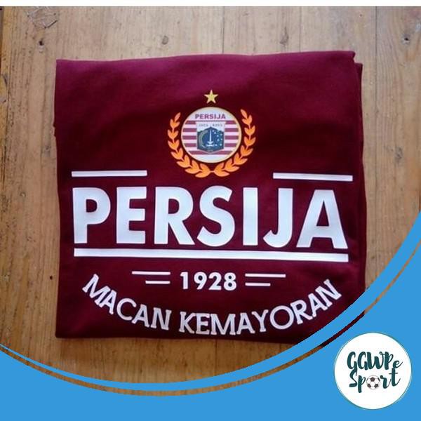 Kaos Distro Premium Persija Jakarta Macan Kemayoran Baju Distro Katun Combed 30S Kualitas Terbaik