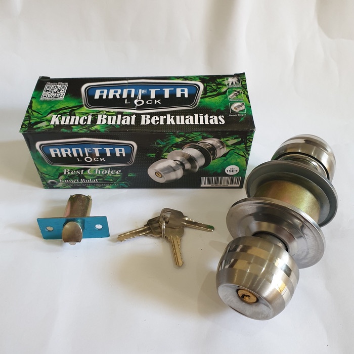 HANDLE PINTU BULAT / KUNCI PINTU BULAT ARNETTA