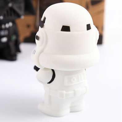 Boneka Goyang Mobil Action Figure Stormtrooper Star Wars Series - Q Version - White