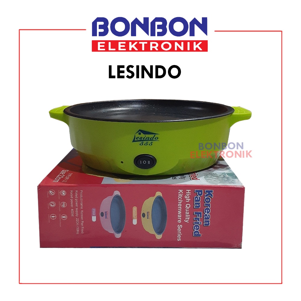 Lesindo Korean Pan Fried KPF-22 / KPF 22 Alat Panggang Electric Grill