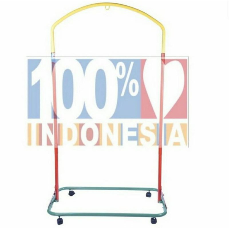 Tiang Ayunan Bayi Portable Warna Warni Merk ORIENT SET (TIANG+RODA)