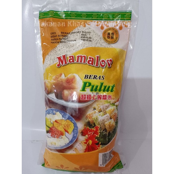 

Beras Pulut Mamaloy 1Kg Malaysia