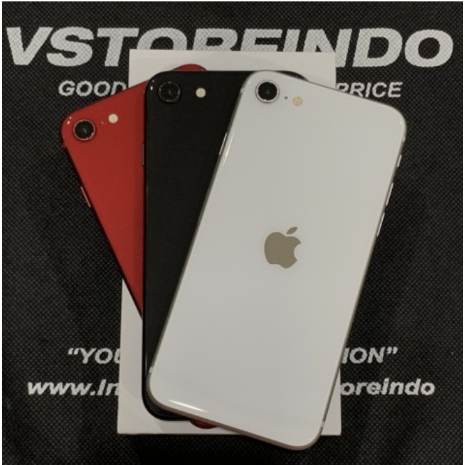 iPhone SE 2020 64 GB Garansi iBox Resmi Indonesia Second Bekas Asli Ex Pemakaian Good Condition