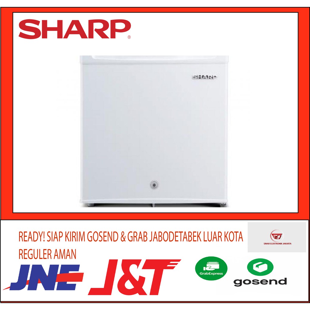 Sharp SJ-50MB-XW Kulkas Mini Portable. Low Watt. Baru Bergaransi Resmi