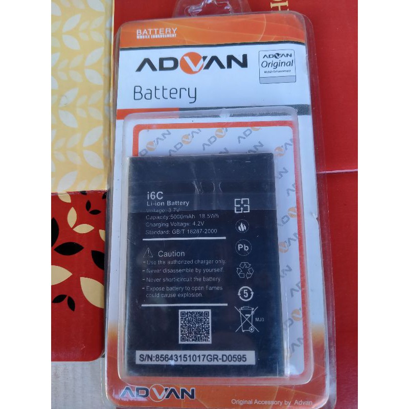 Baterai Advan i6c  5503 L24U01 Battery Advan S6 Plus L24T01 Battry Batry Advan