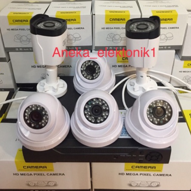 PAKET KAMERA CCTV AHD 4MP SONY EXMOR FULL HD 6 CAMERA