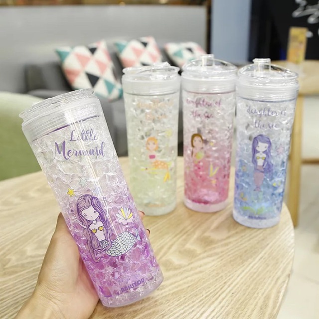 Botol minum icy Mermaid Drink Bottle BT02 frosty botol minum anak perempuan souvenir kado