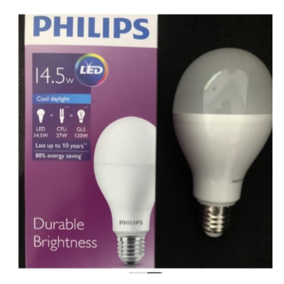 Philips Lampu LED 14,5W Bohlam Putih / Kuning 14,5 w Philips LED 14,5 watt