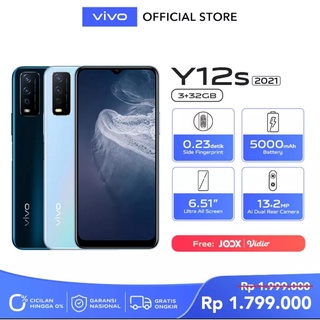 Vivo Y12s 2021 3GB/32GB Garansi Resmi Vivo 1 Tahun