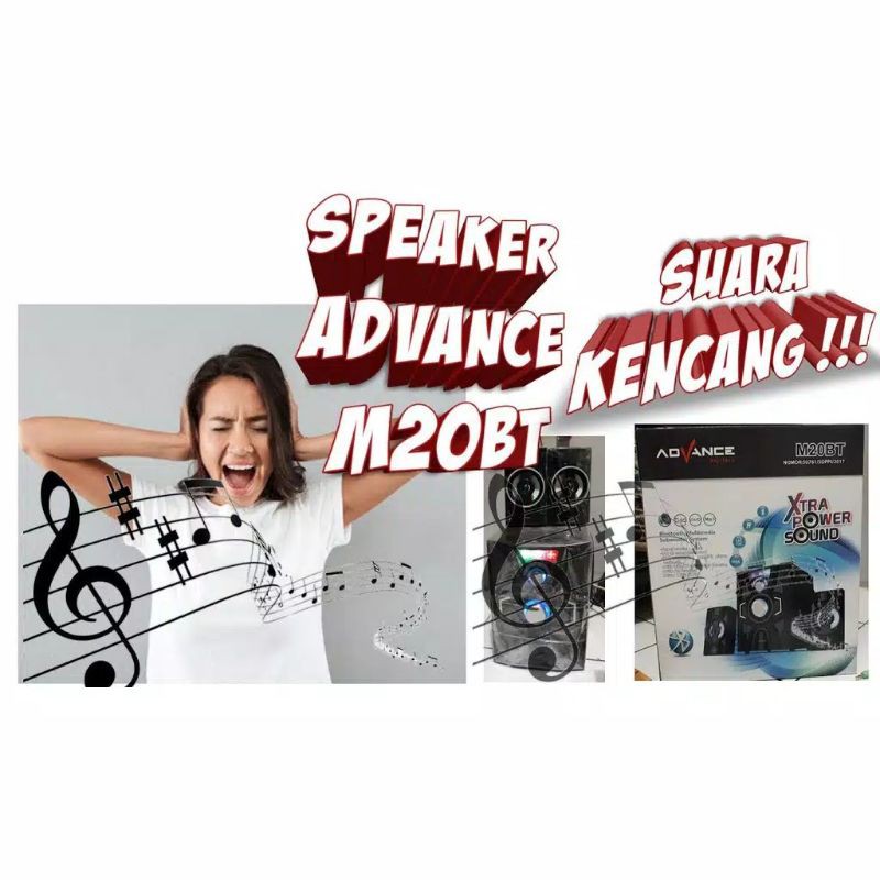 M20 BT Advance Speaker Aktif M-20 BT Bluetooth