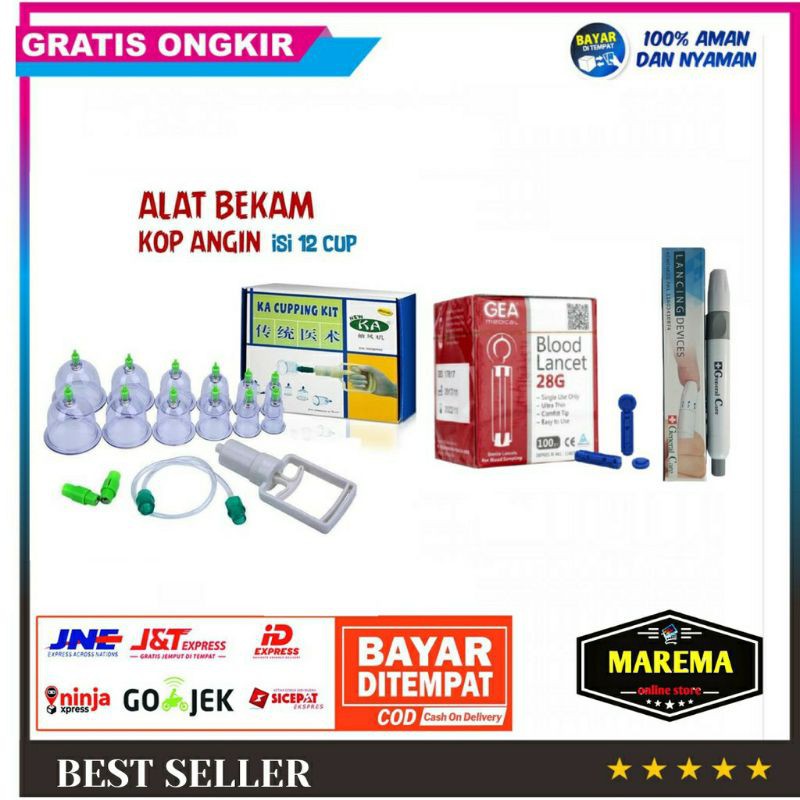 

12 CUP + JARUM (100) + PEN