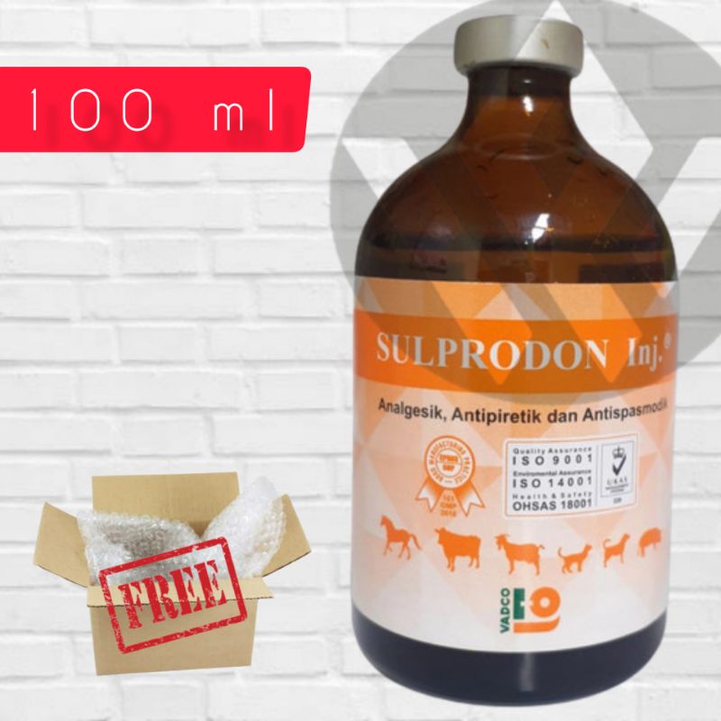 Sulprodon 100 ml pengganti sulpidon obat demam hewan