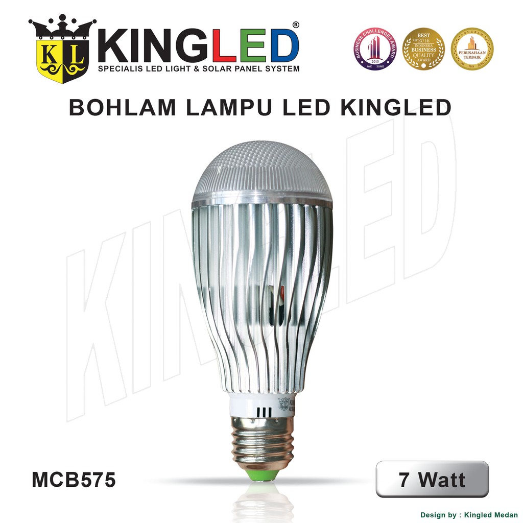 KINGLED Lampu Bola LED 7 Watt / Bulb LED 7 Watt