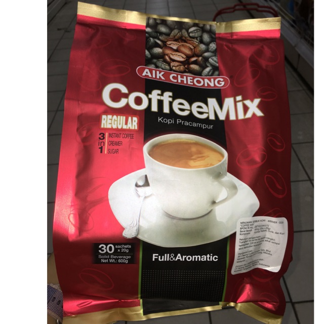 

Aik Cheong Coffe Mix 3in1 600 gram