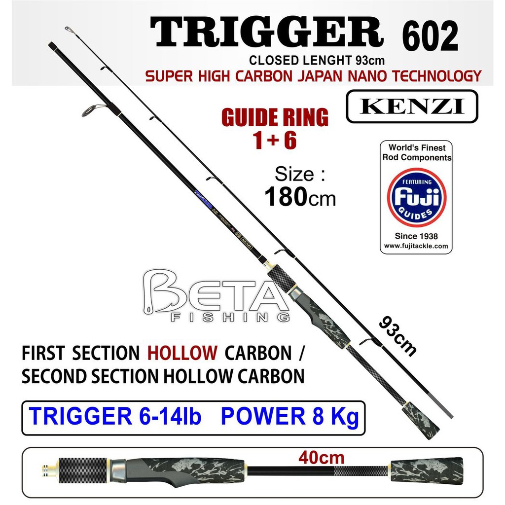 ROD JORAN KENZI TRIGGER 6-14 LB Murah