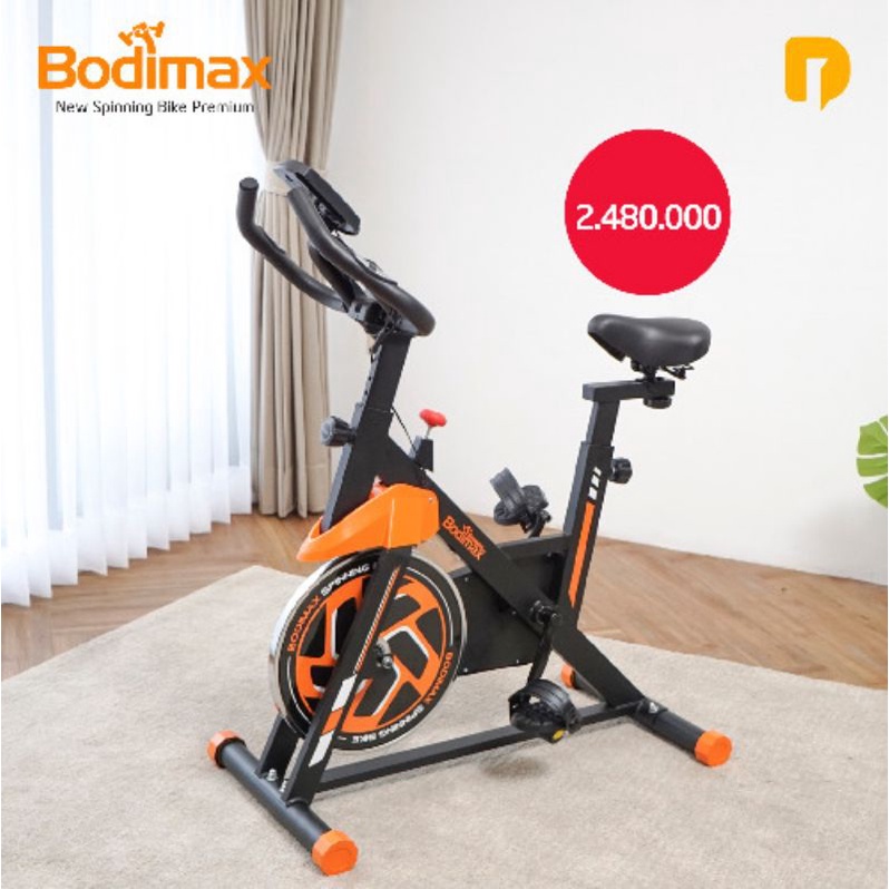 Sepeda Statis di rumah Bodimax New Spinning Bike Premium