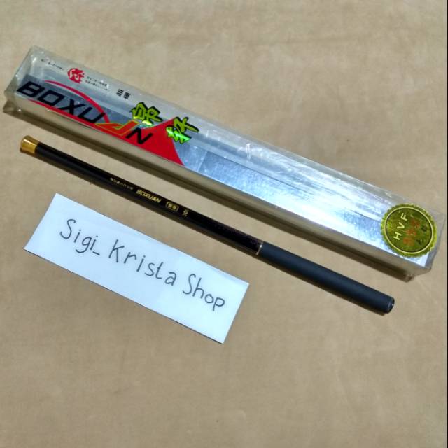 Joran Tegek Boxuan 360 - Ruas Pendek - Carbon 360 Cm