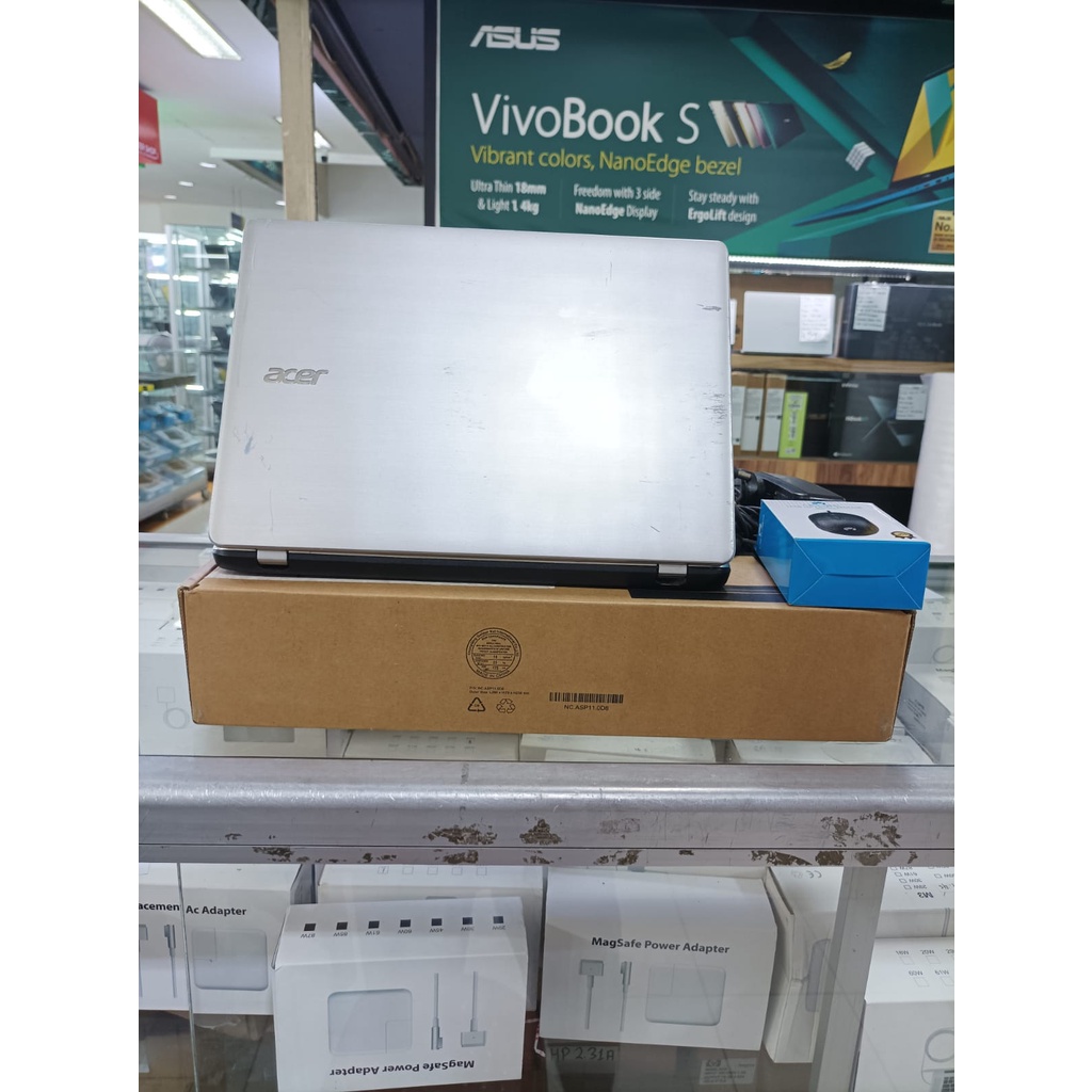 PROMO....TERMURAH laptop leptop seken bekas second acer aspire v5 touchscreen  touchs creen layar sentuh ram 6gb 6 GB DIATAS 4GB  hdd 500gb AMD A6 VGA RADEON quad core murah berkualitas siap pakail