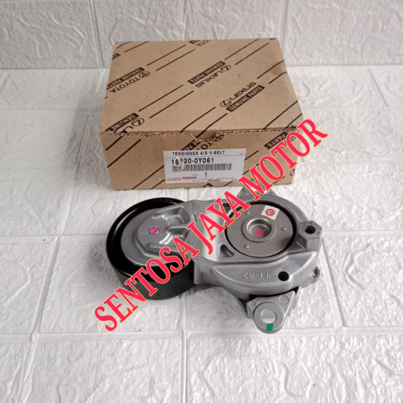 Tensioner Assy Fan belt Van belt Agya Calya Sigra Sienta Vios Limo yaris 16620-0Y061 Original