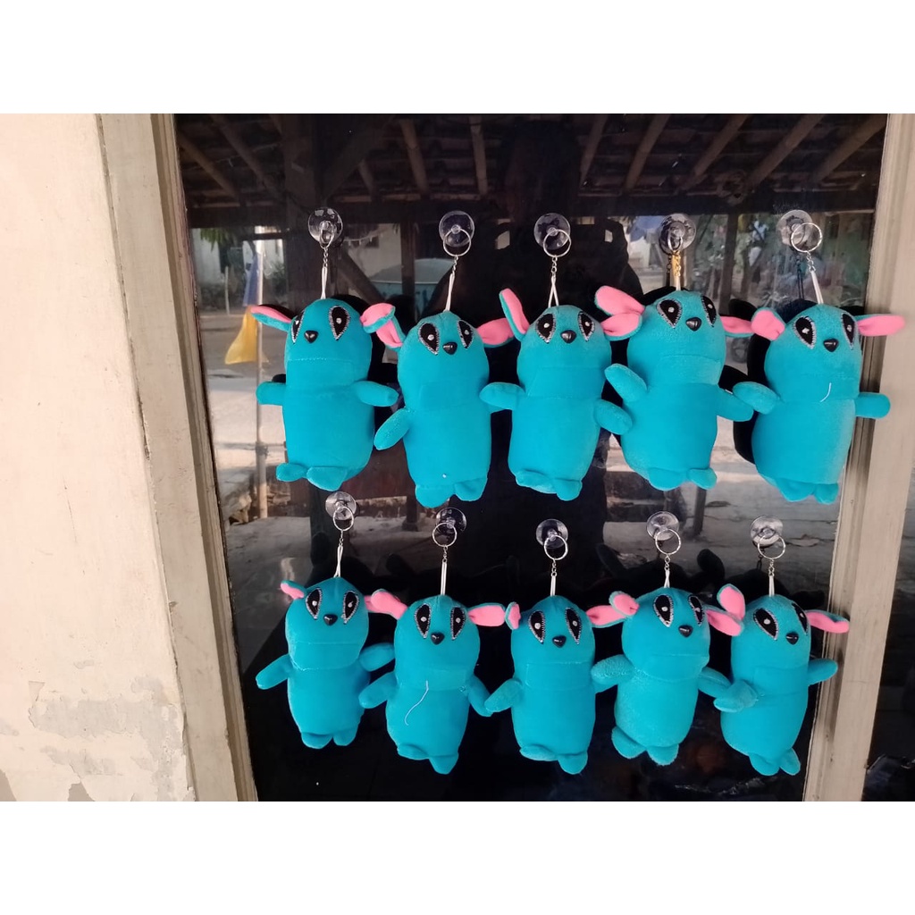 Boneka tempelan kaca isi 10pcs