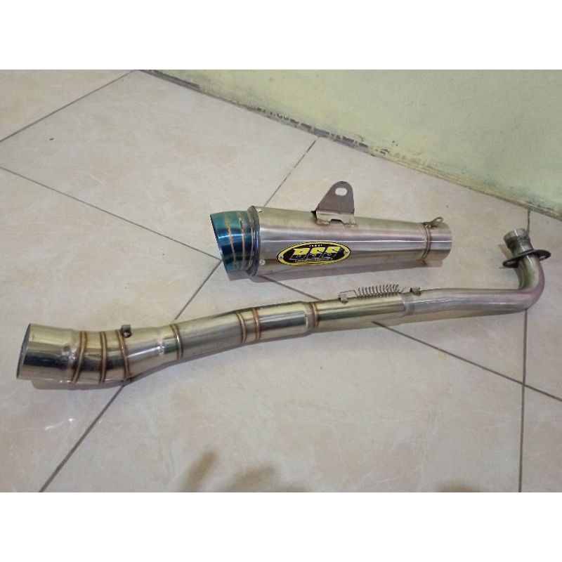 Knalpot Bss keong jupiter vega astrea grend c70 karisma leher samping TERLARIS suara ngker ngke