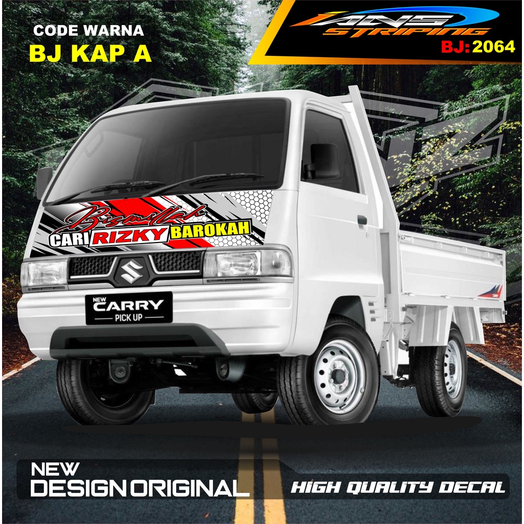 STIKER KABIN CARRY L300 PICK UP / STIKER KABIN CARRY L300 / STIKER KAP CUP DEPAN L300 PICK UP / STIKER MOBIL