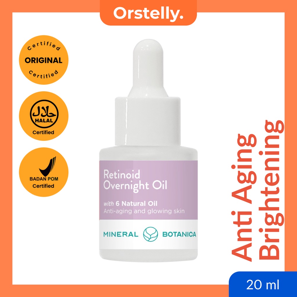 Mineral Botanica - Retinoid Overnight Oil [Retinoid, Blend Oil] (Kerutan, Mencerahkan, Melembabkan, 