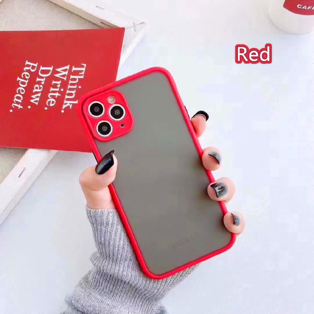 Soft Case Pelindung Lensa Penuh Matte Untuk Iphone Se 2020 X Xs Max Xr 6 6s 7 8 Plus 11 Pro Max